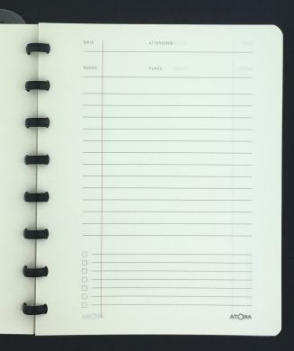A5 Notebooks with Meeting Log Pages